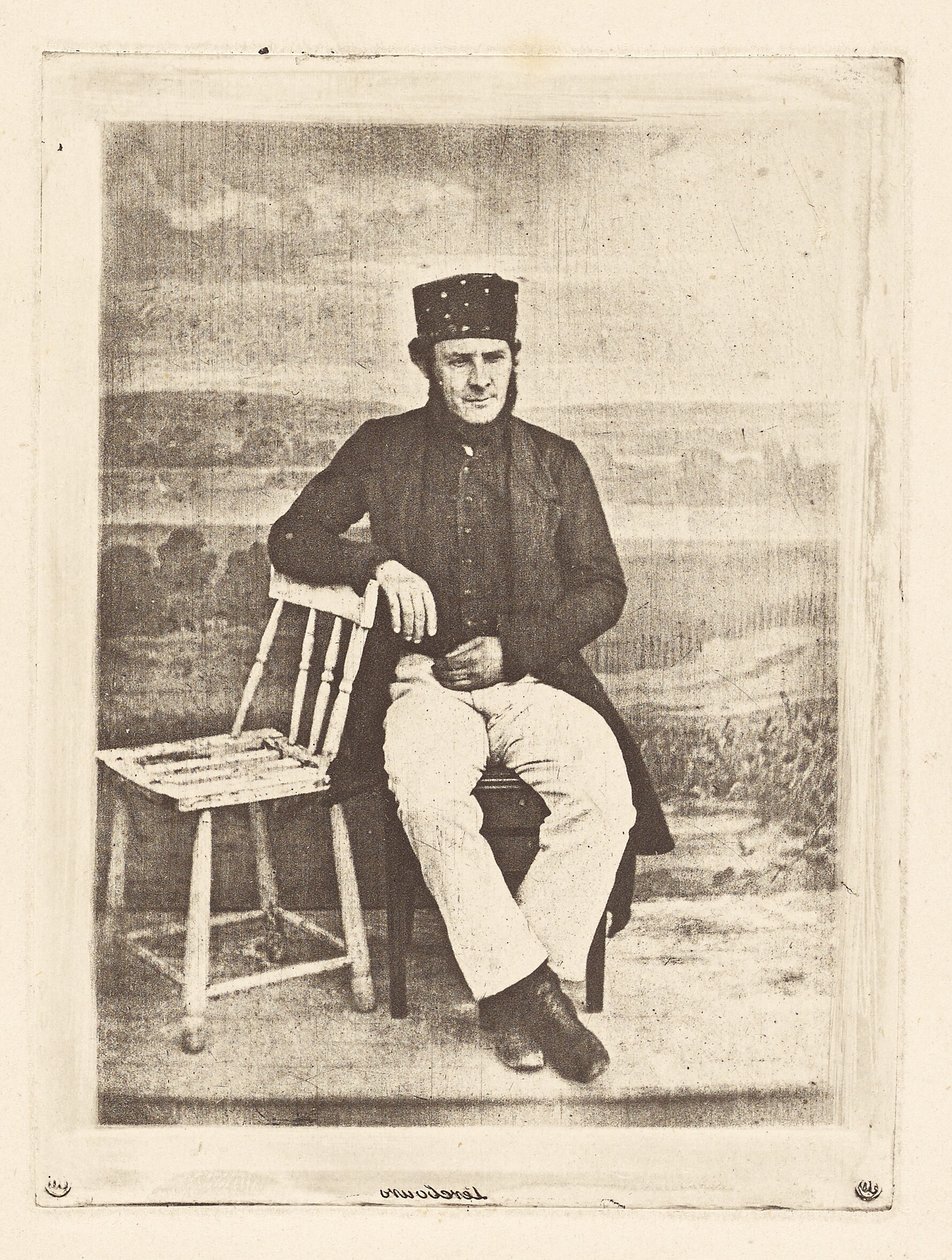 Porträt eines Mannes von Armand Hippolyte Louis Fizeau