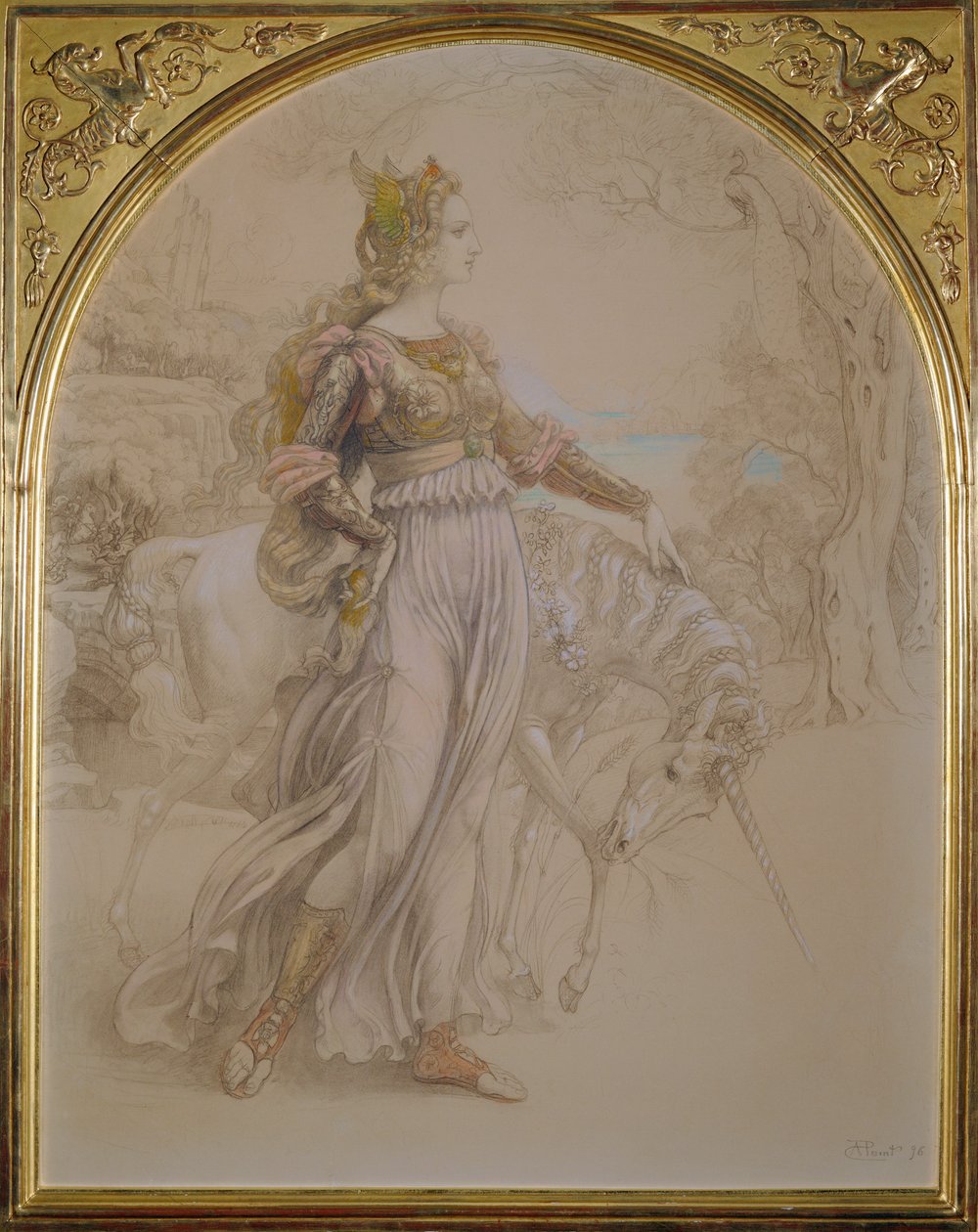 Die Prinzessin mit dem Einhorn von Armand Point