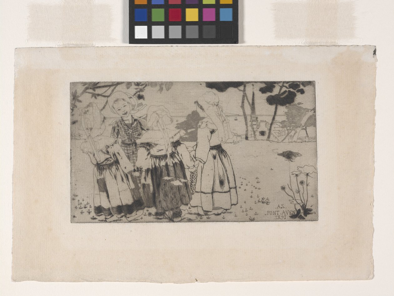 Der Tanz in Pont-Aven von Armand Séguin