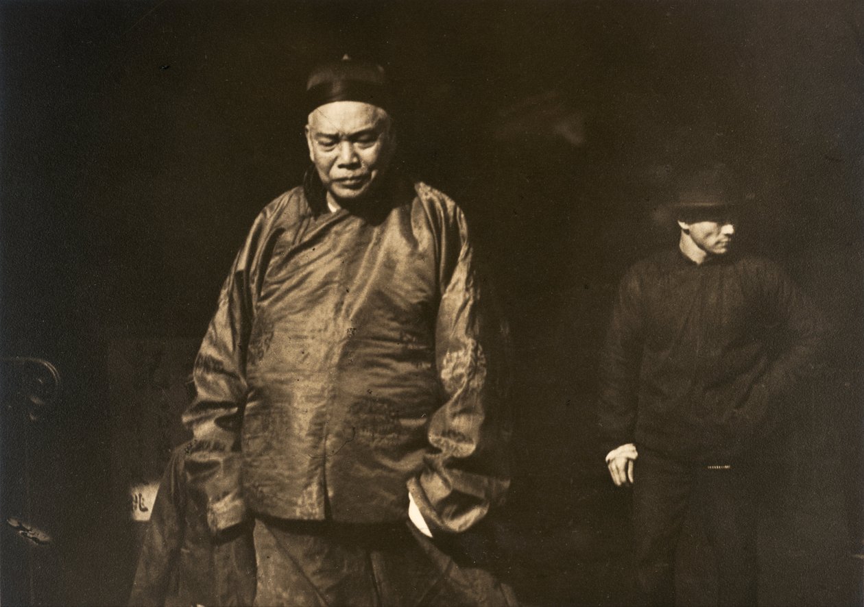 Händler und Leibwächter, Old Chinatown, San Francisco von Arnold Genthe