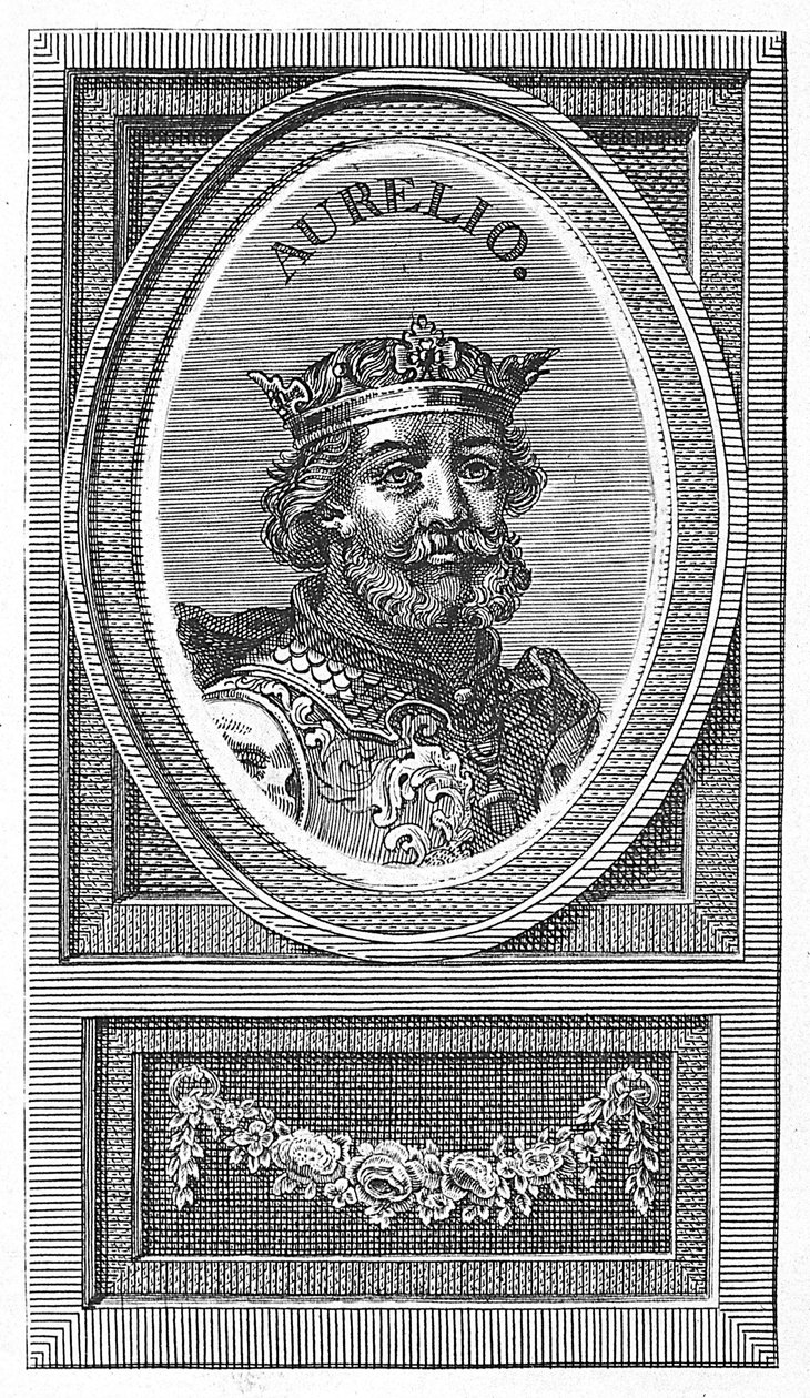 Aurelio, König von Asturien von Arnold van Westerhout