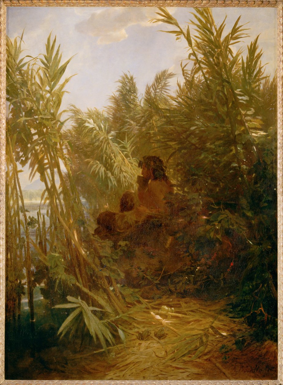 Pan im Schilf von Arnold Böcklin