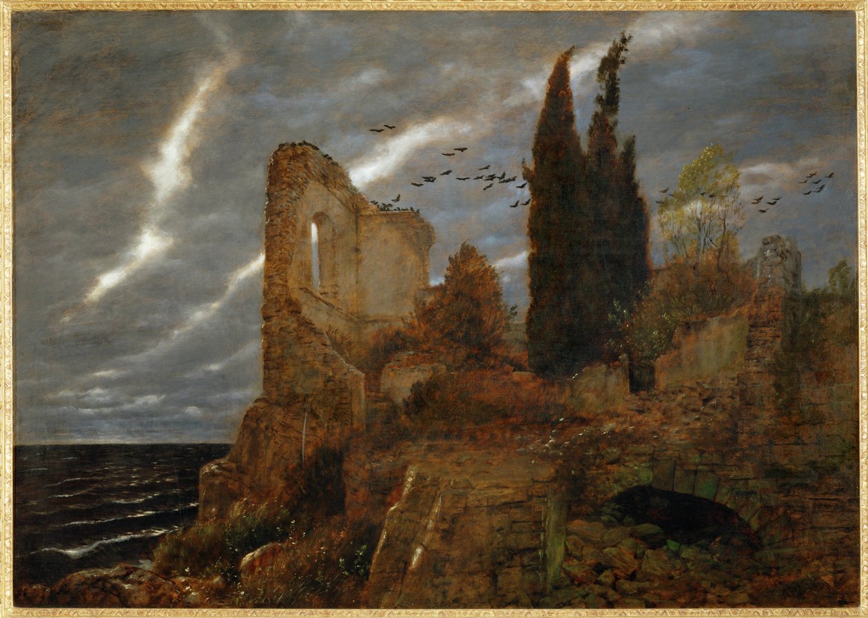Ruine am Meer von Arnold Böcklin