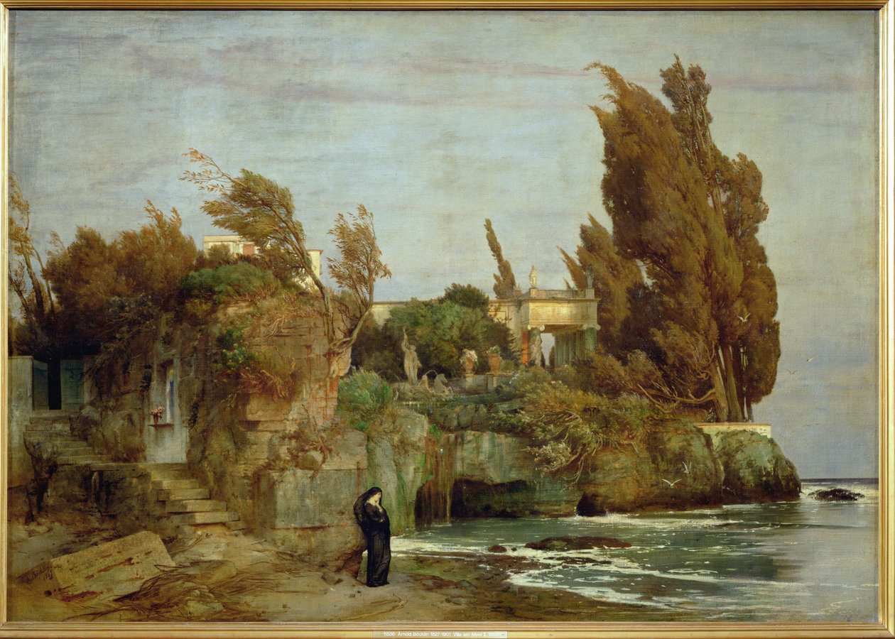 Villa am Meer, zweite Version von Arnold Böcklin