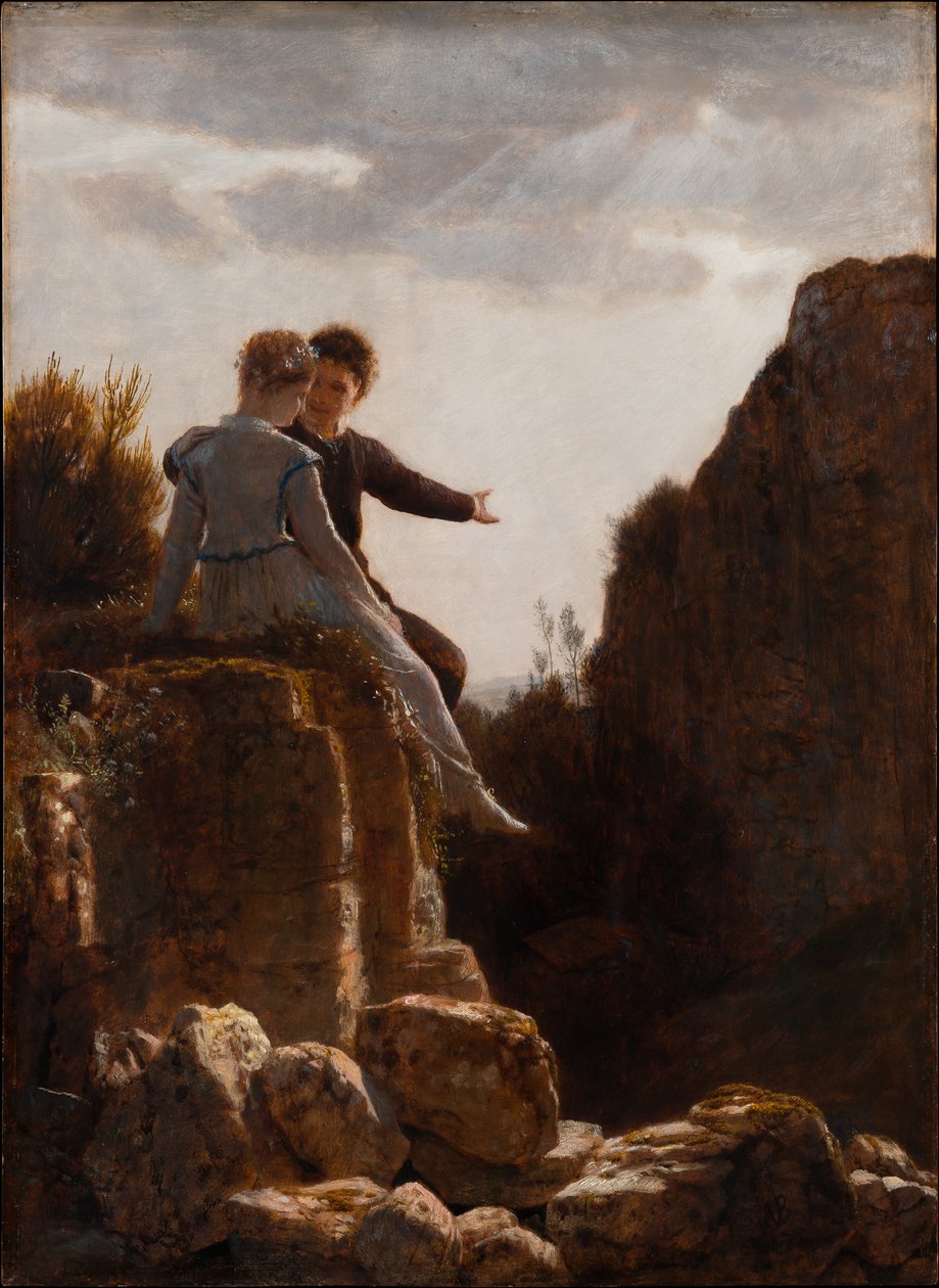 Die Flitterwochen von Arnold Böcklin