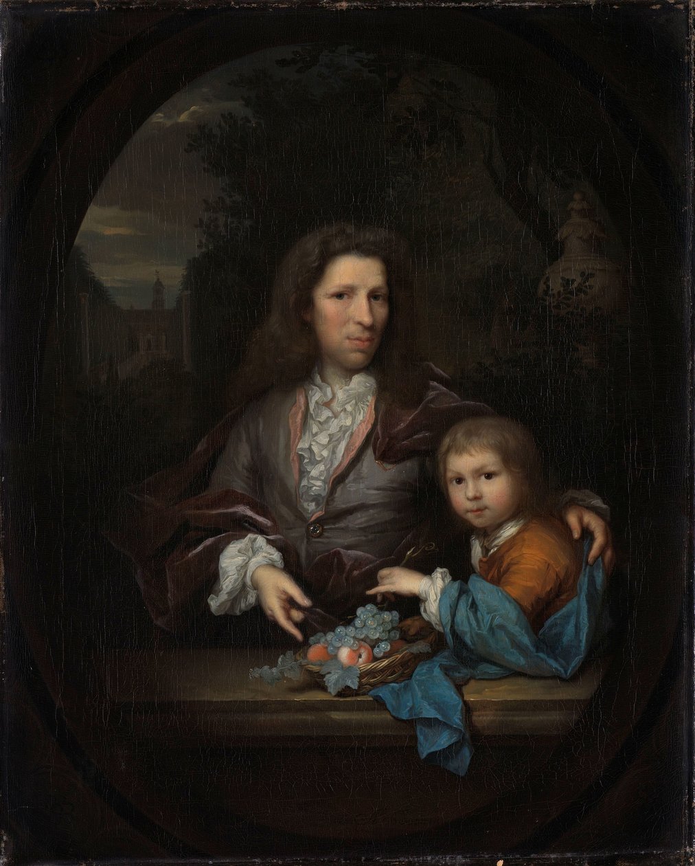 Jan van de Poll (1668-1745) und sein Sohn Harmen Hendrick (1697-1772) von Arnold Boonen