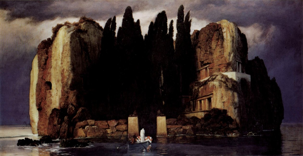 Die Toteninsel von Arnold Böcklin