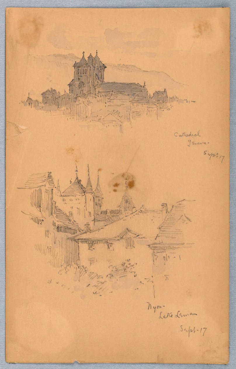 Nyon, Kathedrale von Genf von Arnold William Brunner