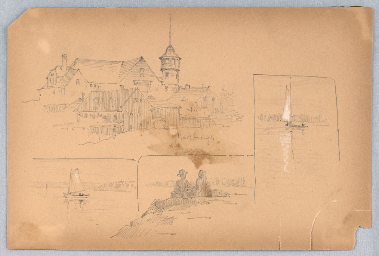 Skizzen in Marlborough von Arnold William Brunner