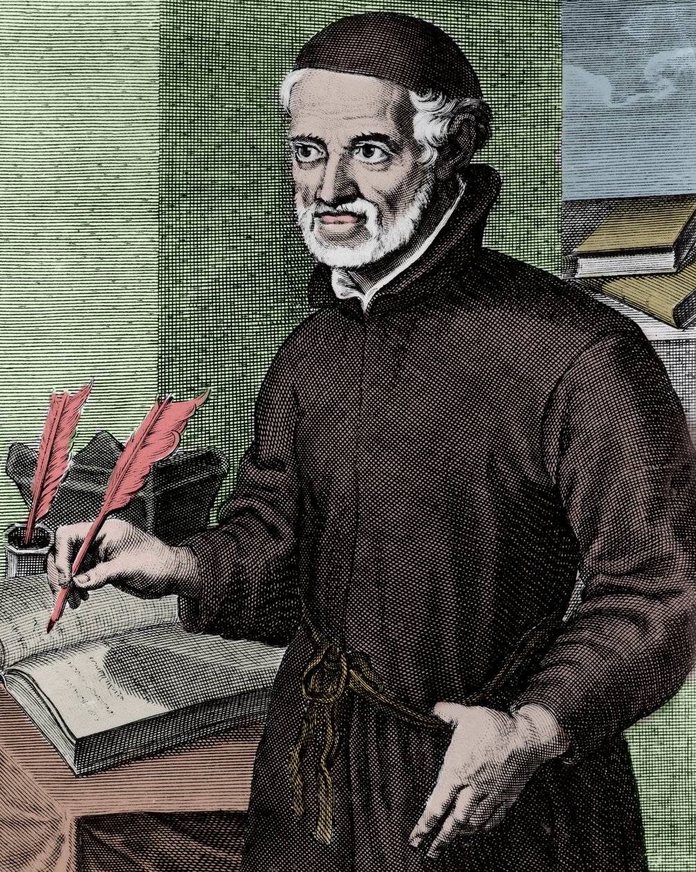 Pater Antonio VIEIRA (1608-1697) Jesuit, Evangelisierer der Indianer Brasiliens - Gravur von Arnold van Westerhout (1651-1725) - Porträt von Antonio Vieira (1608 -1697), portugiesischer Jesuitenpriester und Schriftsteller von Arnold van Westerhout