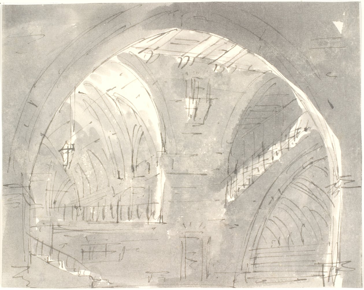 Kellerraum mit Gewölben von Aron Wallick