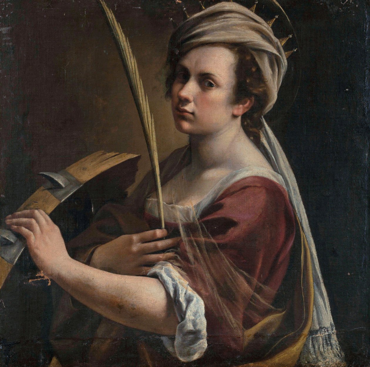 Selbstporträt als Heilige Katharina von Alexandria von Artemisia Gentileschi