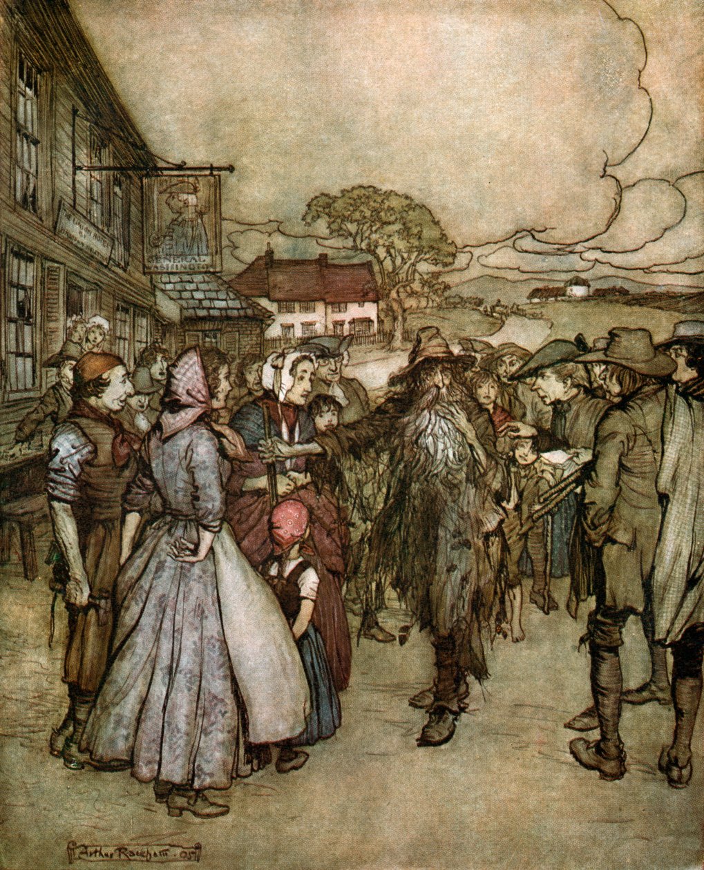 Washington Irvings Kurzgeschichte von Arthur Rackham