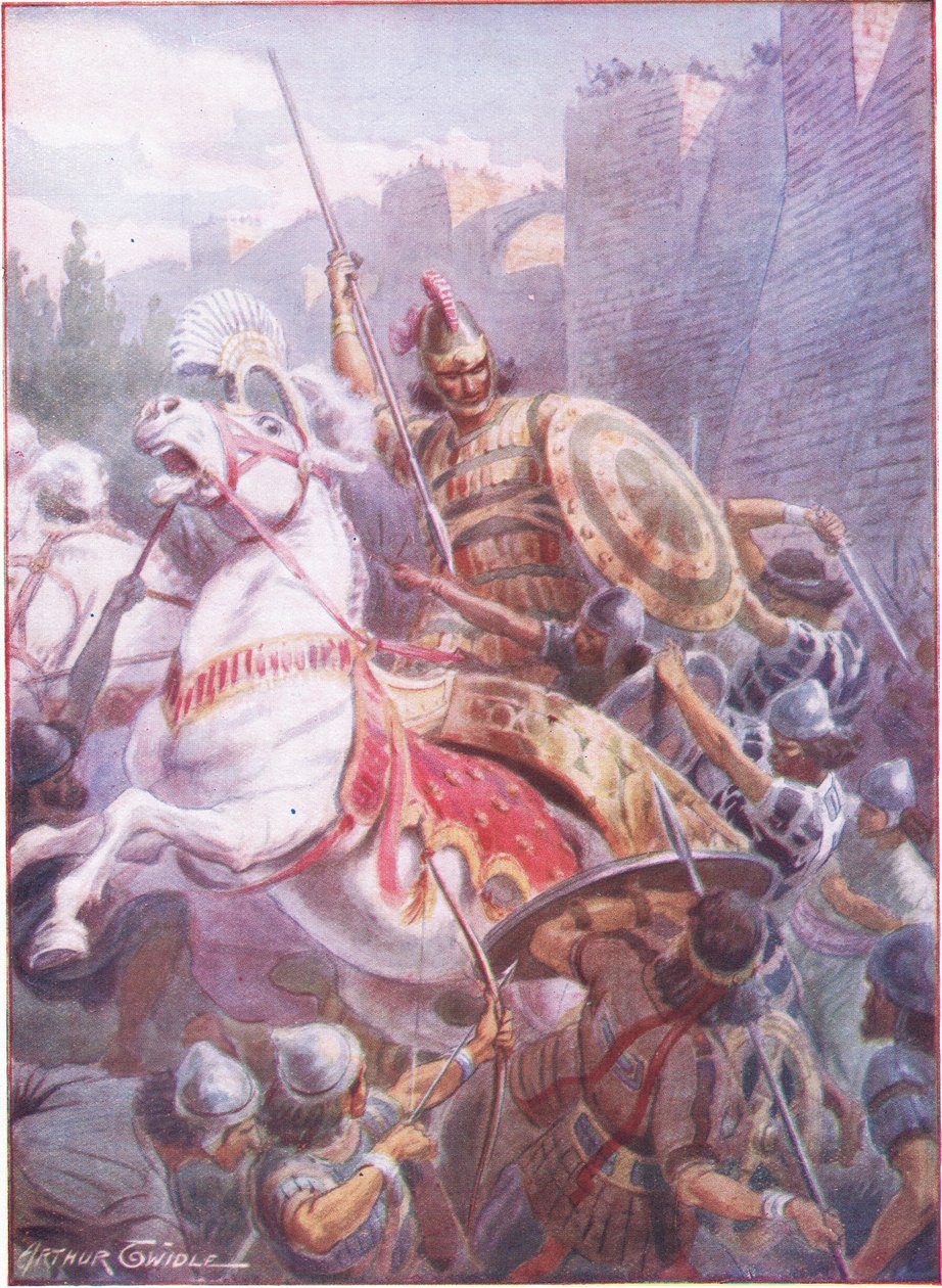 Gefangennahme von OG, König von Baschan von Arthur Twidle