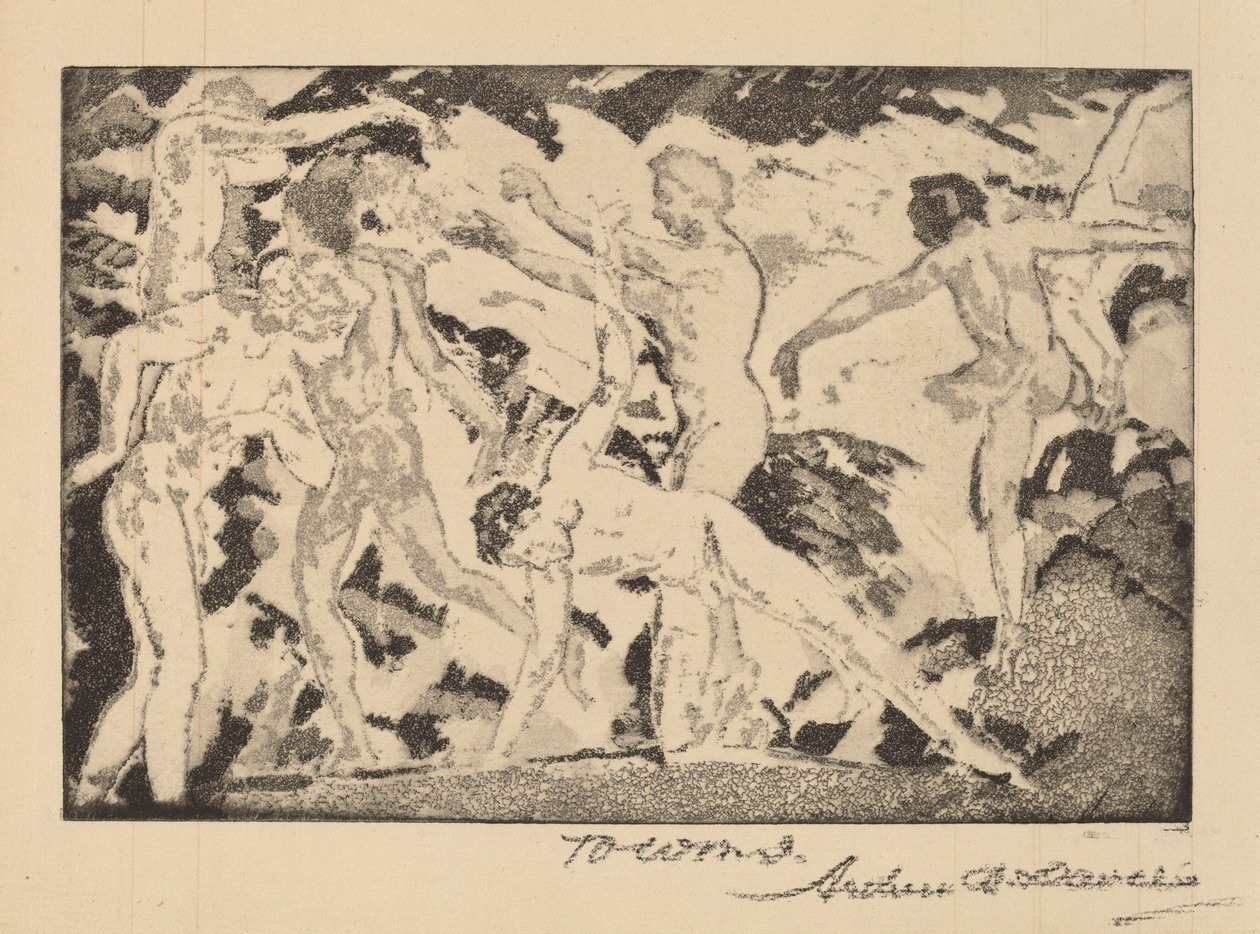 Am Caliban von Arthur B. Davies