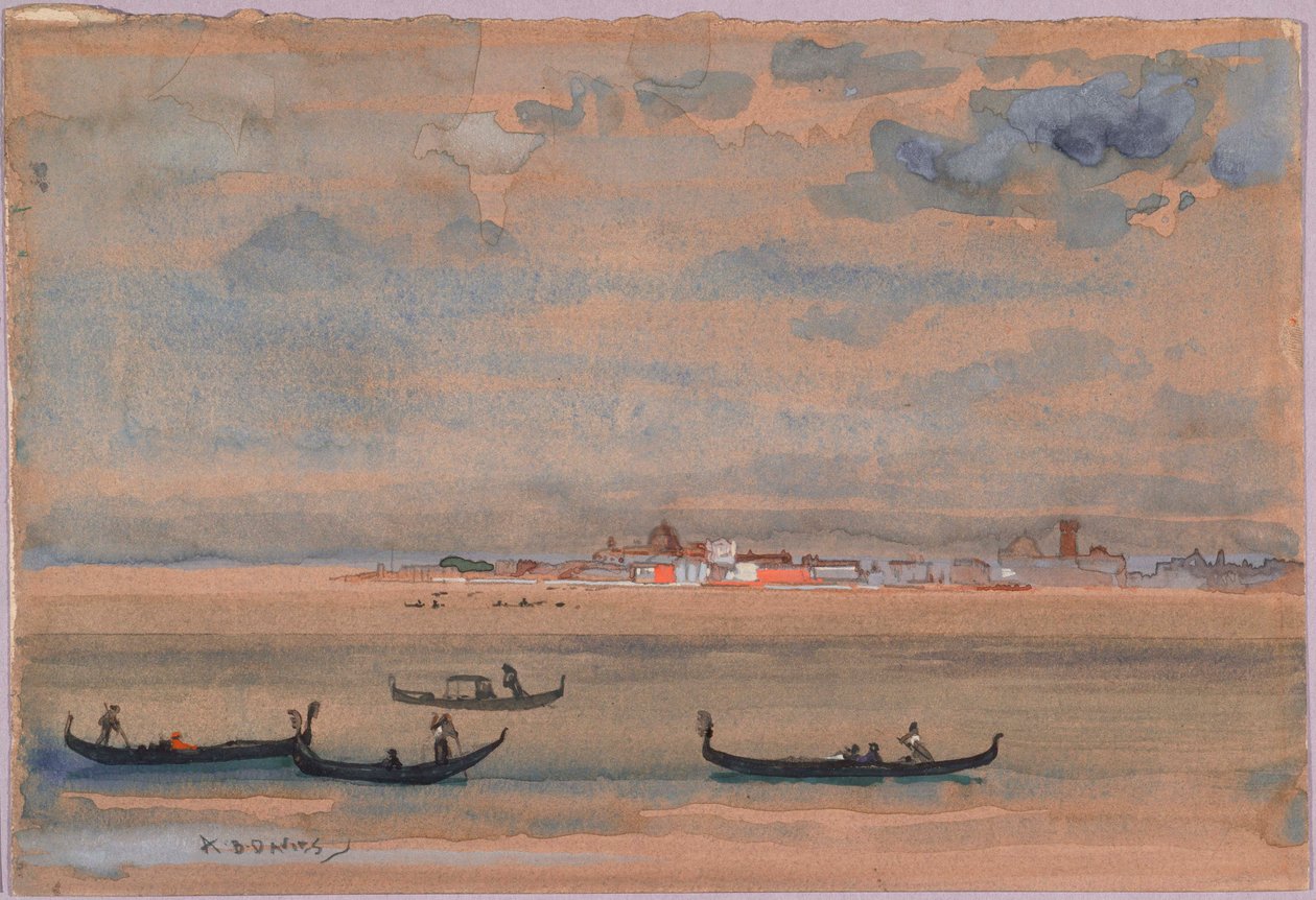 Gondeln von Arthur Bowen Davies