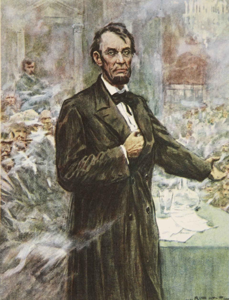 Abraham Lincoln, der große Befreier, Illustration aus 