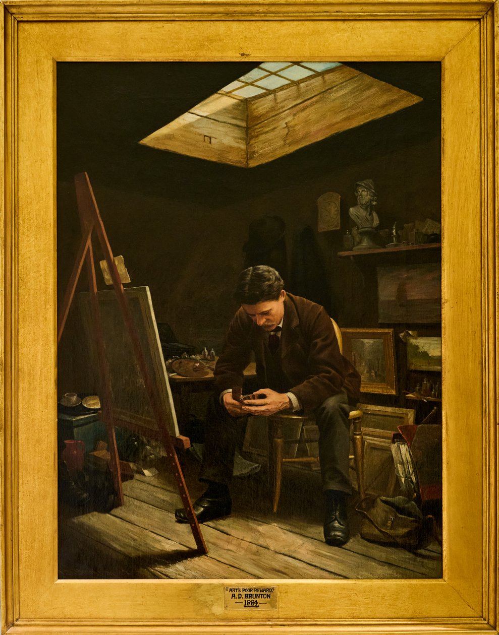 Die arme Belohnung der Kunst, Die leere Geldbörse von Arthur Dickinson Brunton