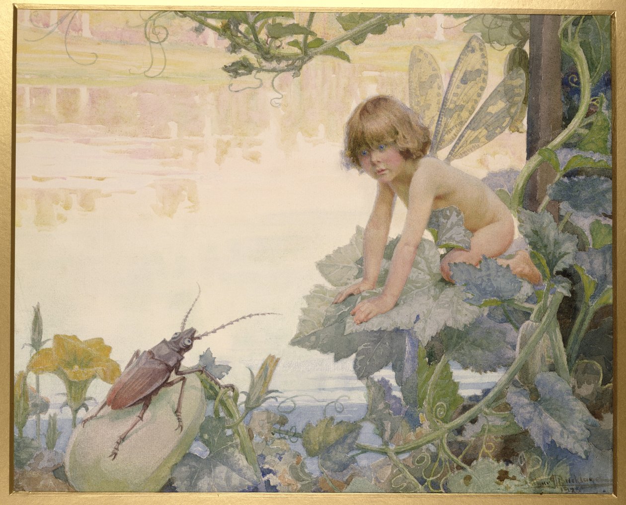 Die Fee und der Käfer, 1922 von Arthur Herbert Buckland