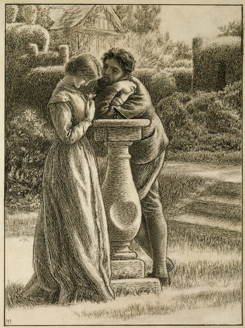 Das Zifferblatt, 19. Jahrhundert von Arthur Hughes