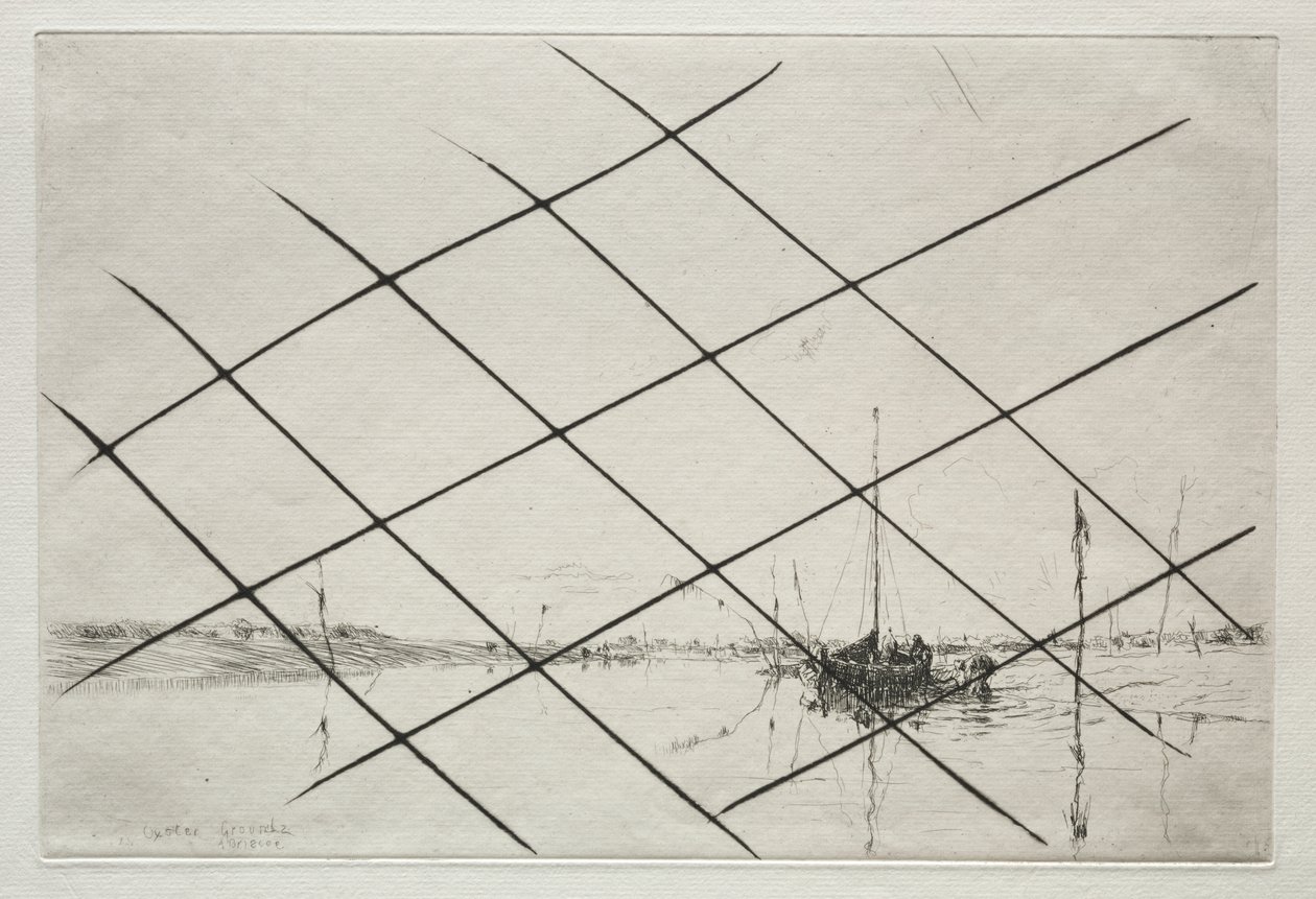 Austernbänke (Am Essex Creek bei Ebbe) von Arthur John Trevor Briscoe