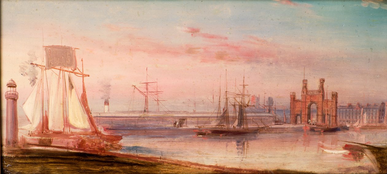 Earl Grey Dock, mit Schiff 