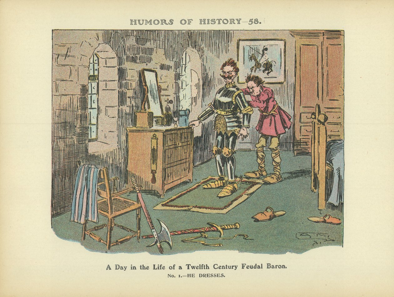 Ein Tag im Leben eines feudalen Barons des 12. Jahrhunderts von Arthur Moreland
