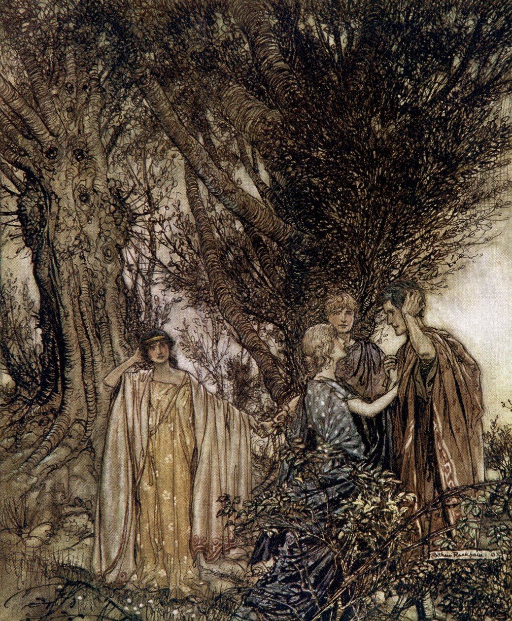 Ein Sommernachtstraum von Arthur Rackham