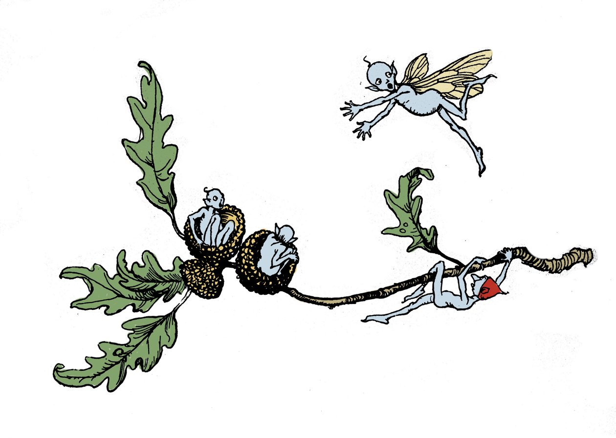 Illustration von Arthur Rackham für Ein Sommernachtstraum von William Shakespeare von Arthur Rackham