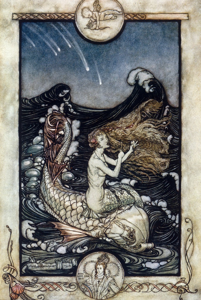 Illustration von Arthur Rackham für Ein Sommernachtstraum von William Shakespeare von Arthur Rackham