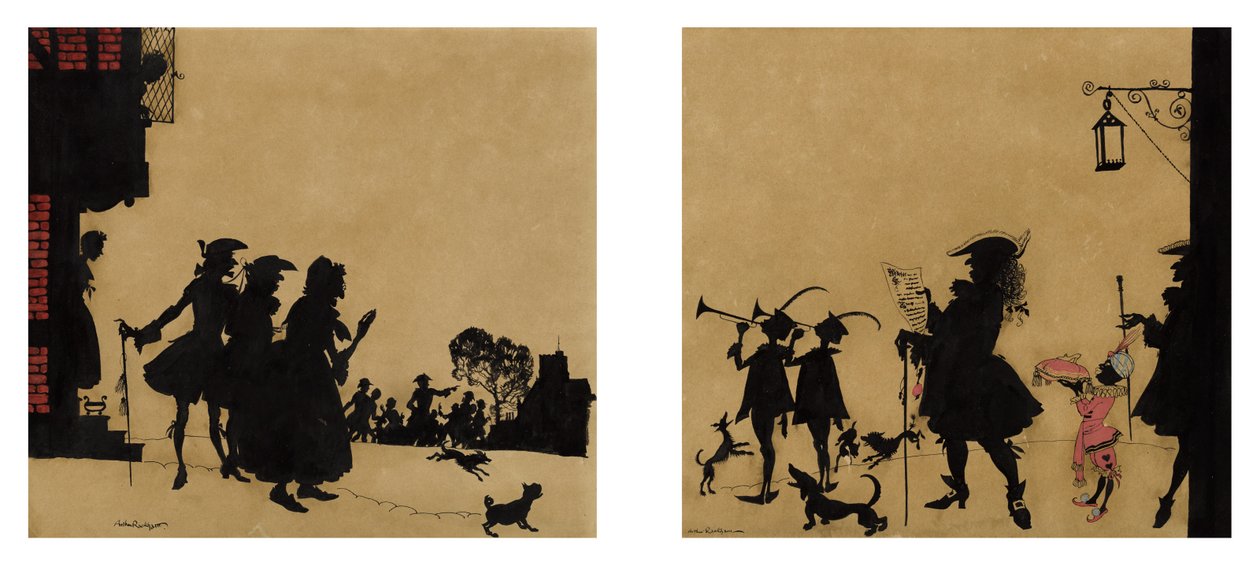 Die Verkündigung [aus Aschenputtel] von Arthur Rackham