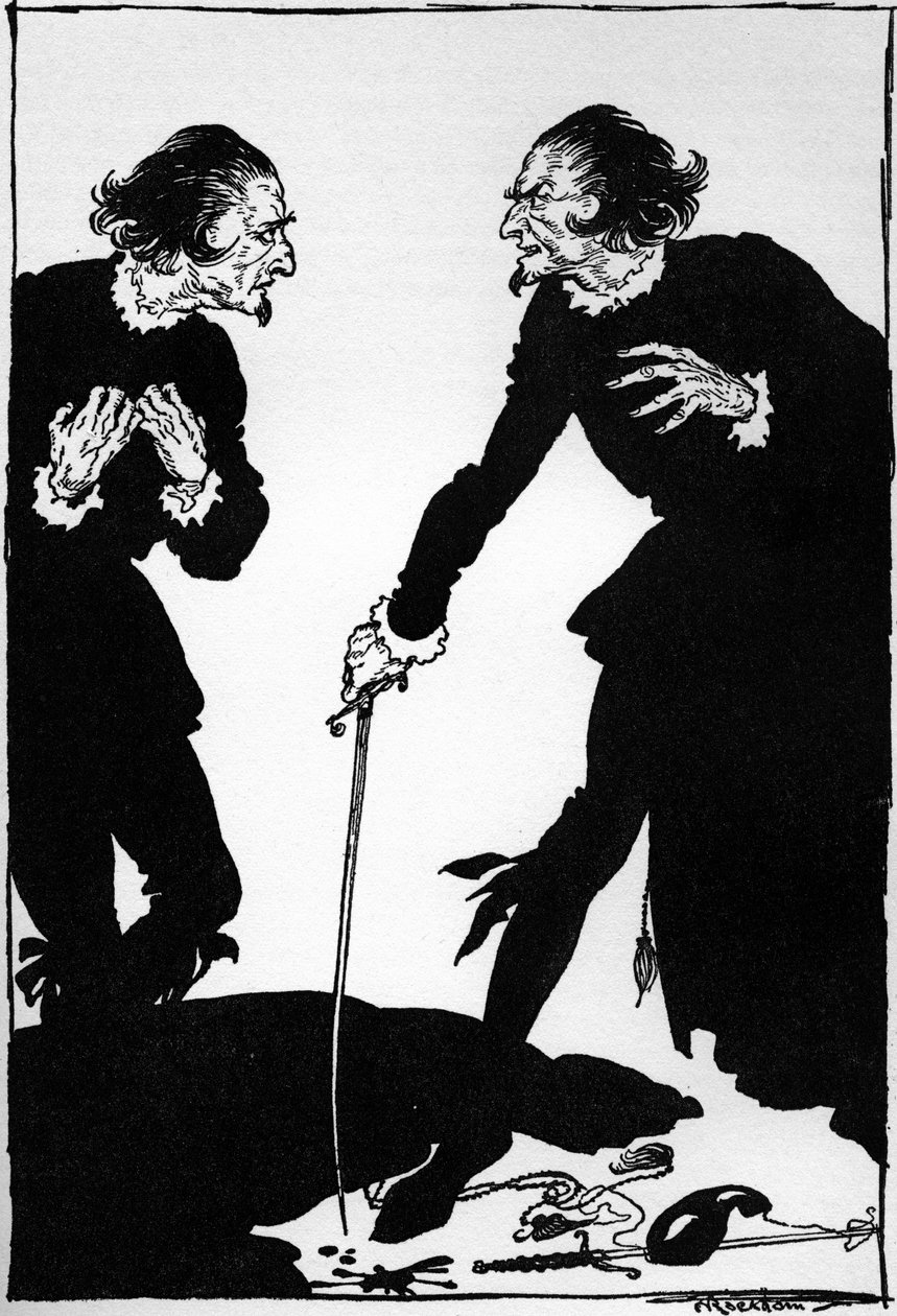 William Wilson von Edgar Allan Poe von Arthur Rackham