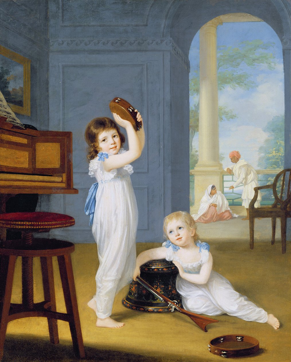 Emily und George Mason, ca. 1794-95 von Arthur William Devis