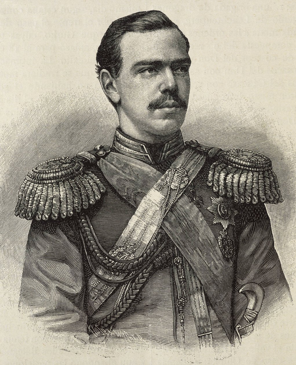 Alexander III. von Russland (1845-1894). Zar von Russland (1881-1894), Sohn und Nachfolger von Alexander II. (Stich) von Artist Unknown