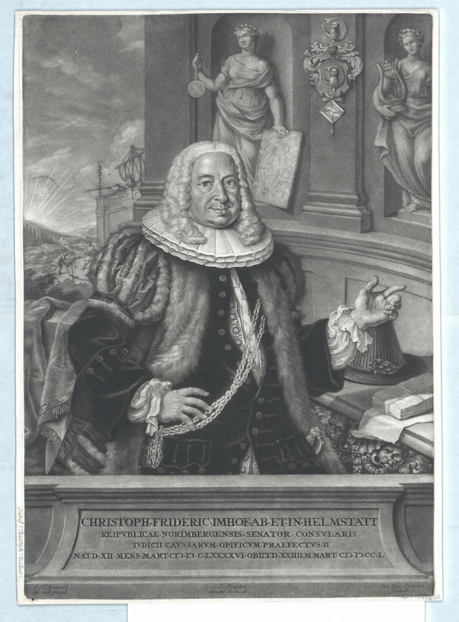 Christoph Friedrich Imhof von Artist Unknown
