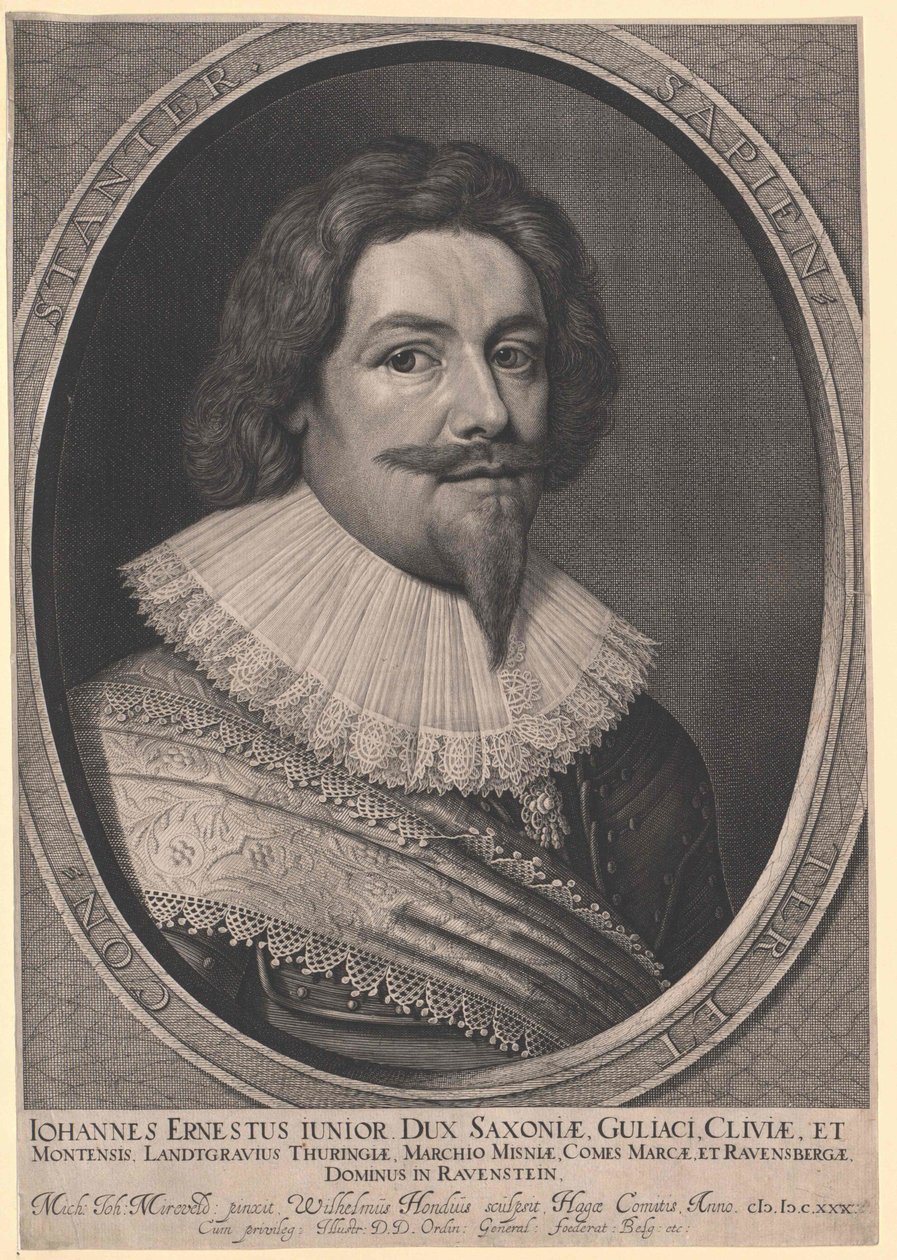 Herzog von Sachsen-Weimar Johann Ernst I. von Artist Unknown