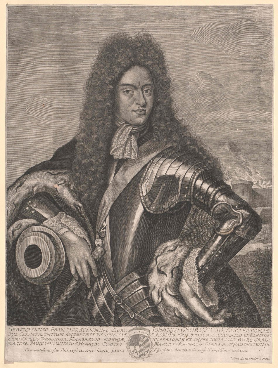 Kurfürst von Sachsen Johann Georg IV. von Artist Unknown