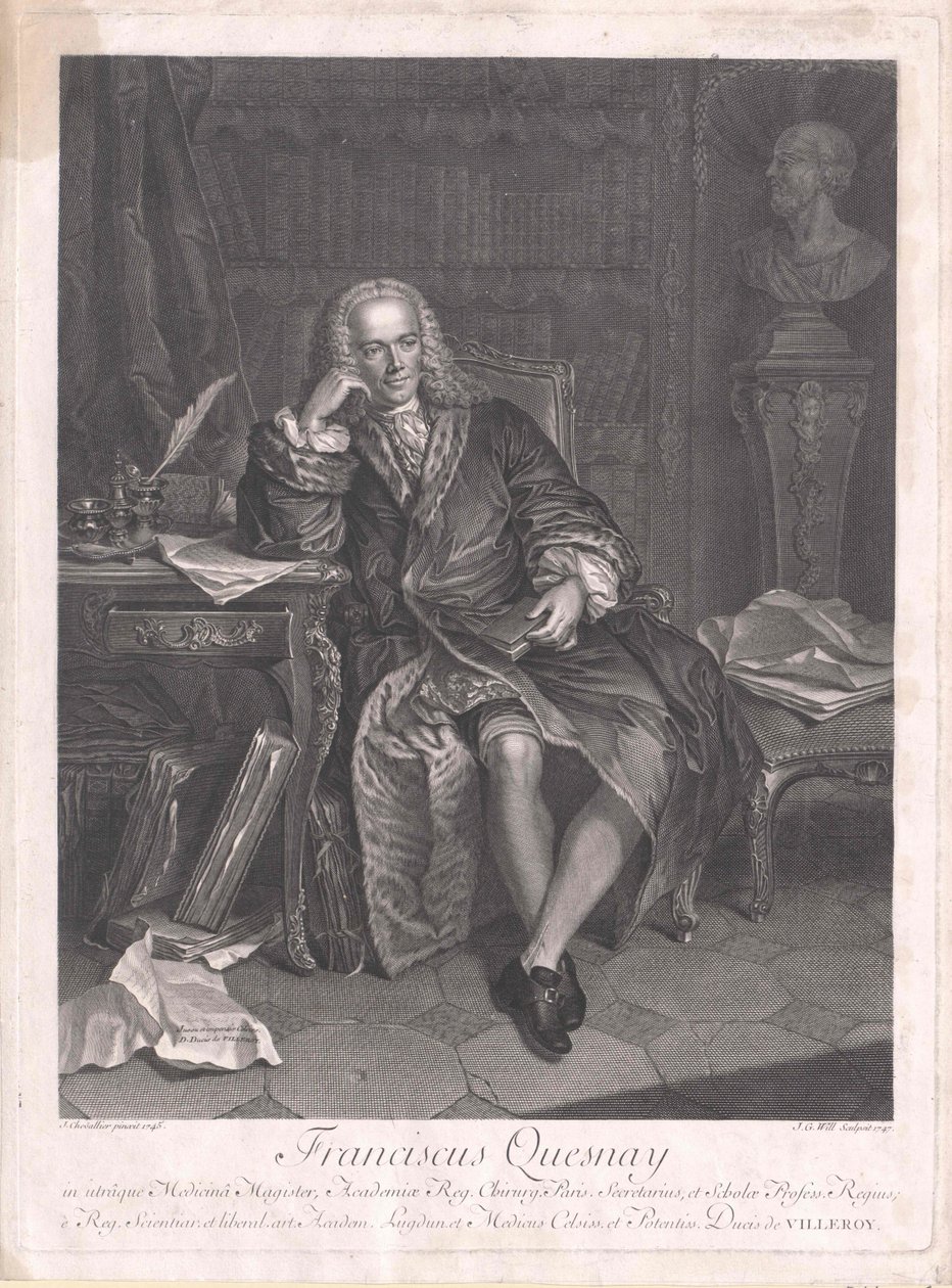 François Quesnay von Artist Unknown