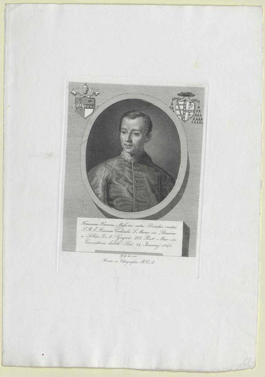 Francesco Saverio Principe Massimo von Artist Unknown