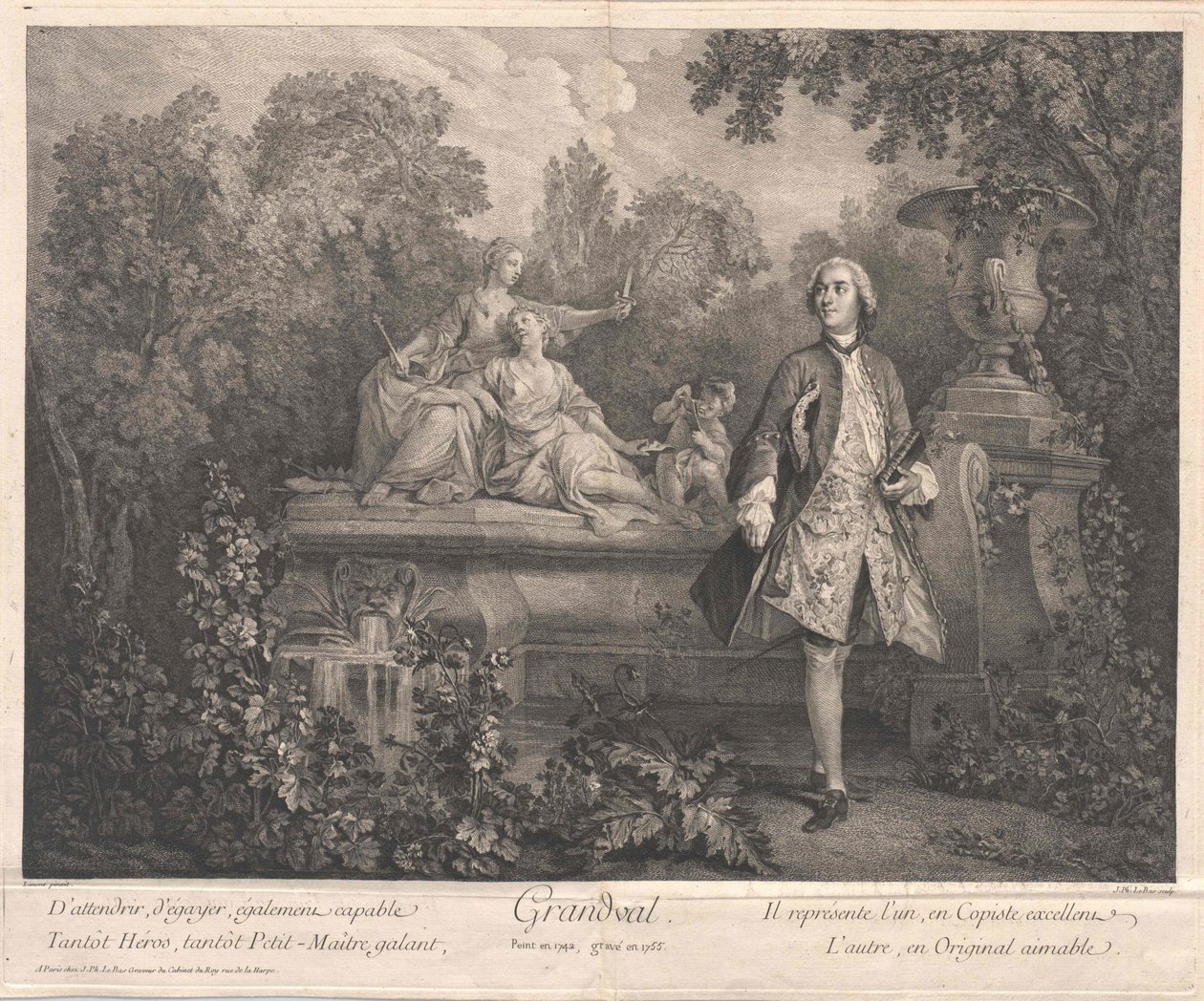 François Charles Racot de Grandval von Artist Unknown