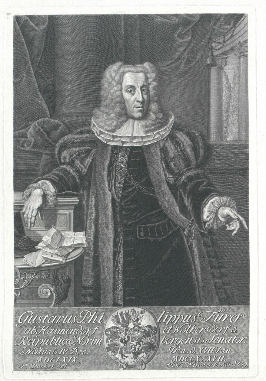 Gustav Philipp Fürer von Haimendorf von Artist Unknown