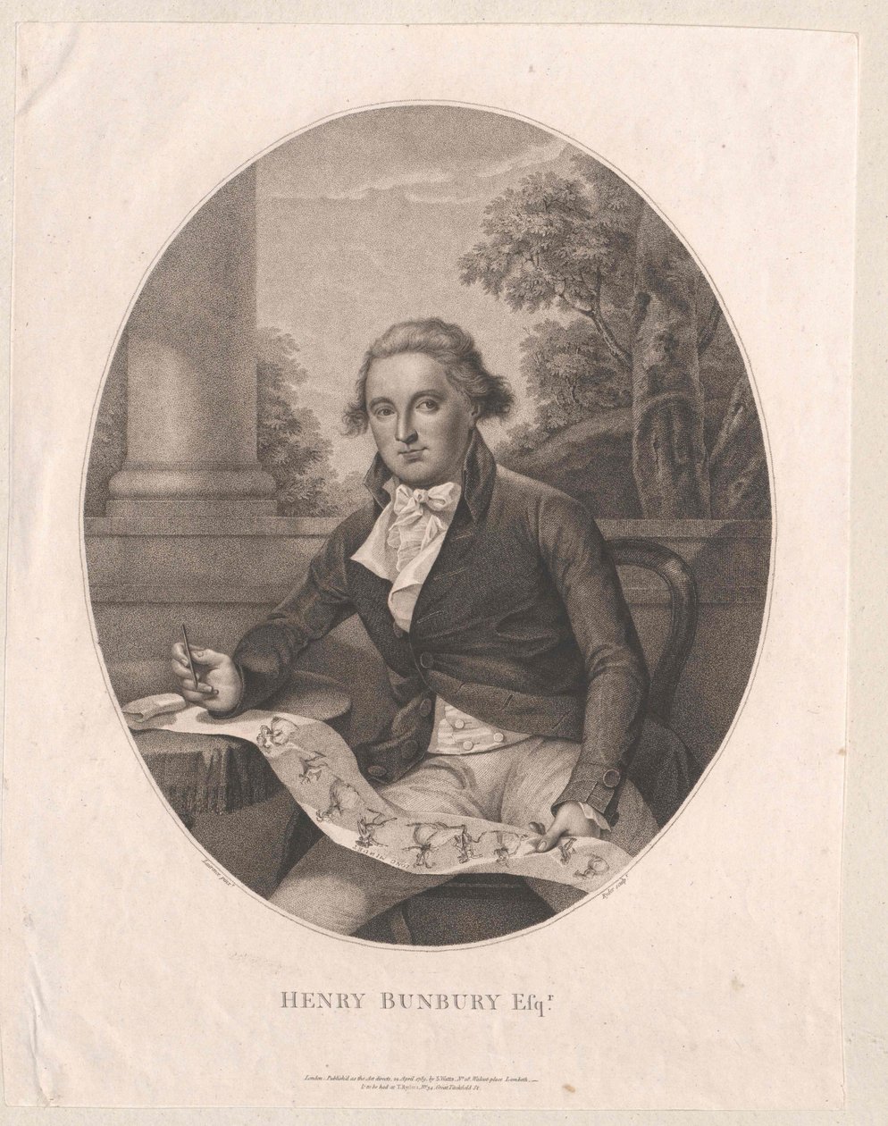 Henry William Bunbury von Artist Unknown