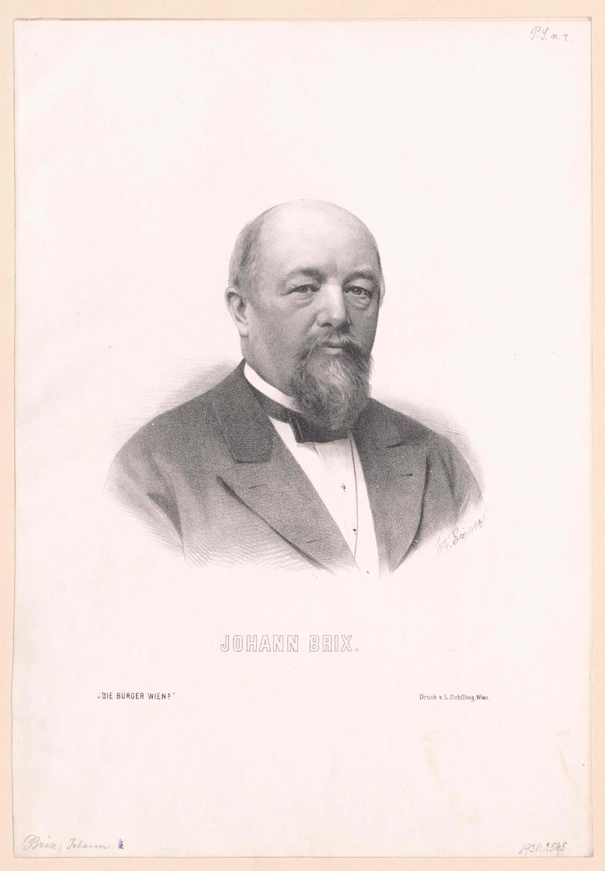Johann Brix von Artist Unknown