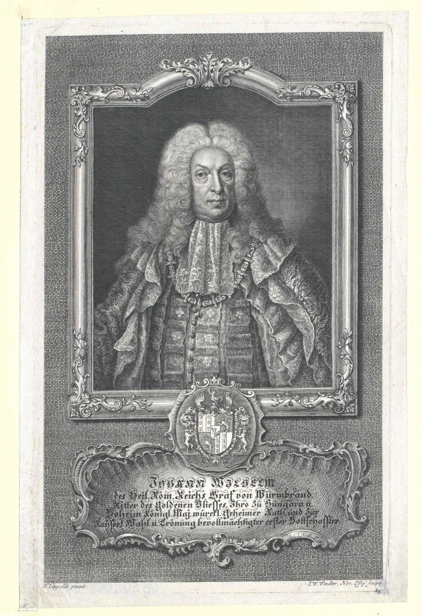 Johann Wilhelm Graf von Wurmbrand-Stuppach von Artist Unknown