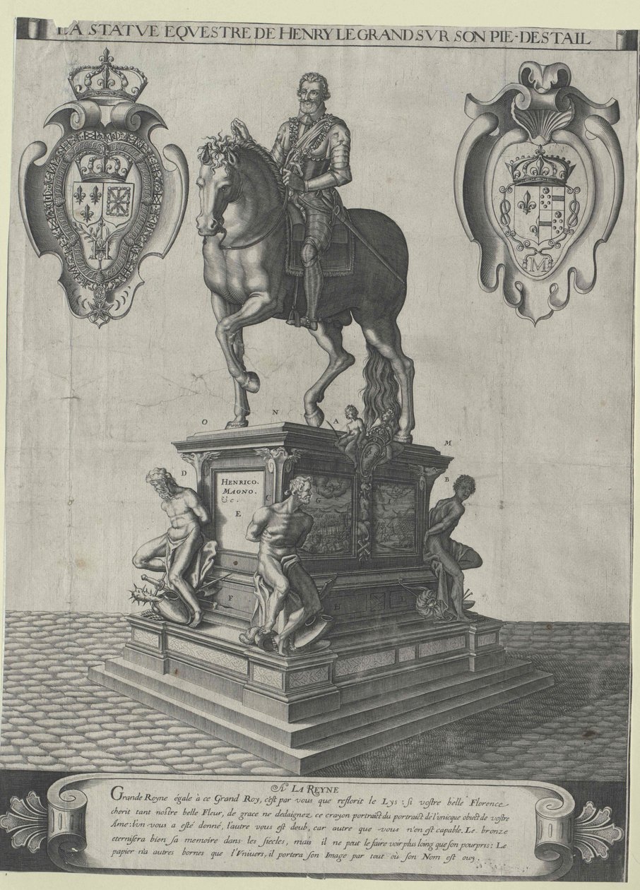 König von Frankreich Heinrich IV von Artist Unknown