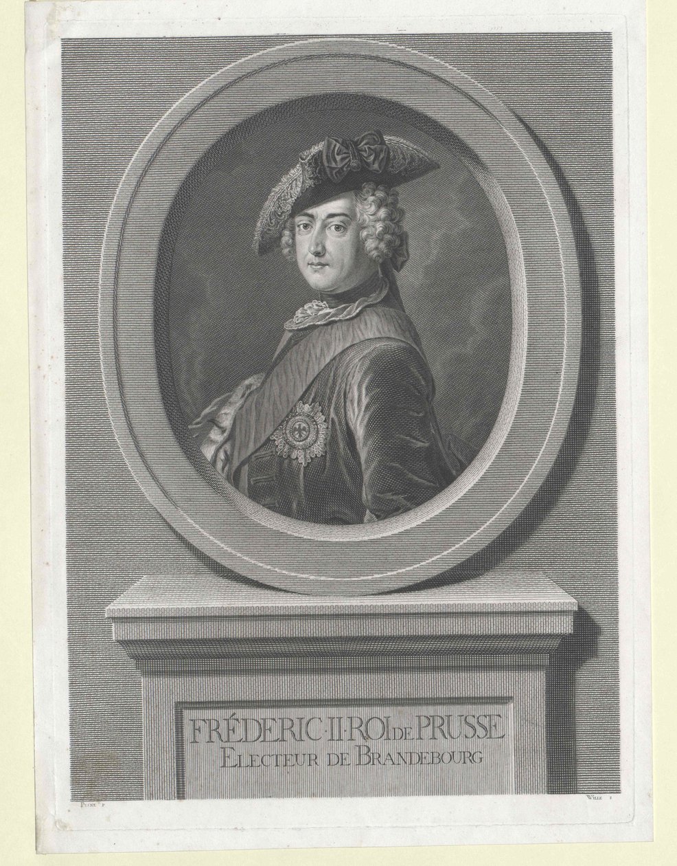 König von Preußen Friedrich II von Artist Unknown