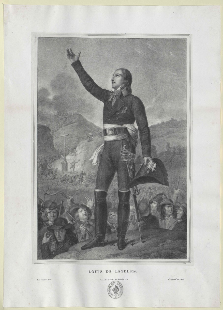 Louis-Marie de Salgues Marquis de Lescure von Artist Unknown
