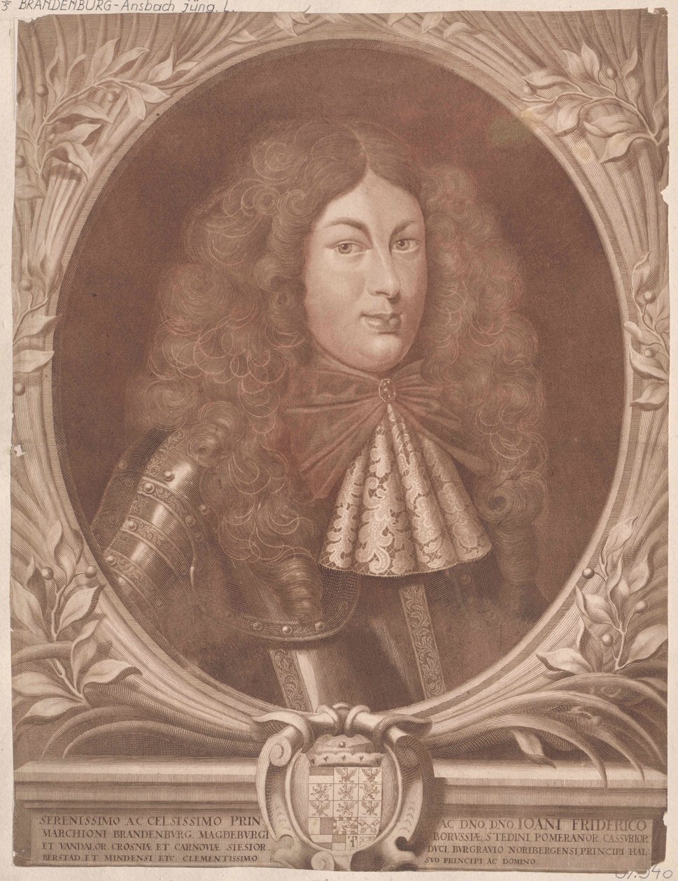 Markgraf von Brandenburg-Ansbach Johann Friedrich von Artist Unknown