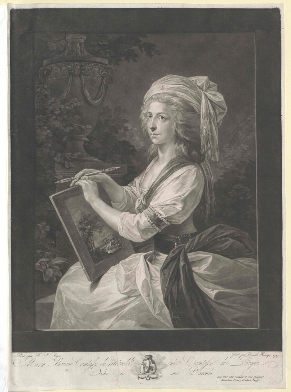 Maria Theresia Gräfin Pergen von Artist Unknown