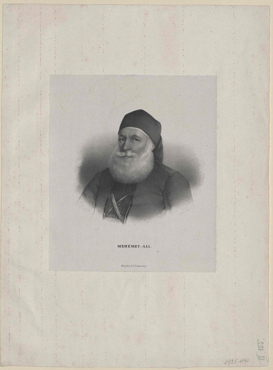 Mehemed Ali Pascha (Druck) von Artist Unknown
